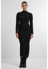 UC Rib Longlseeve Mockneck Dress