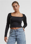 UC Glitter Square Neck Longsleeve