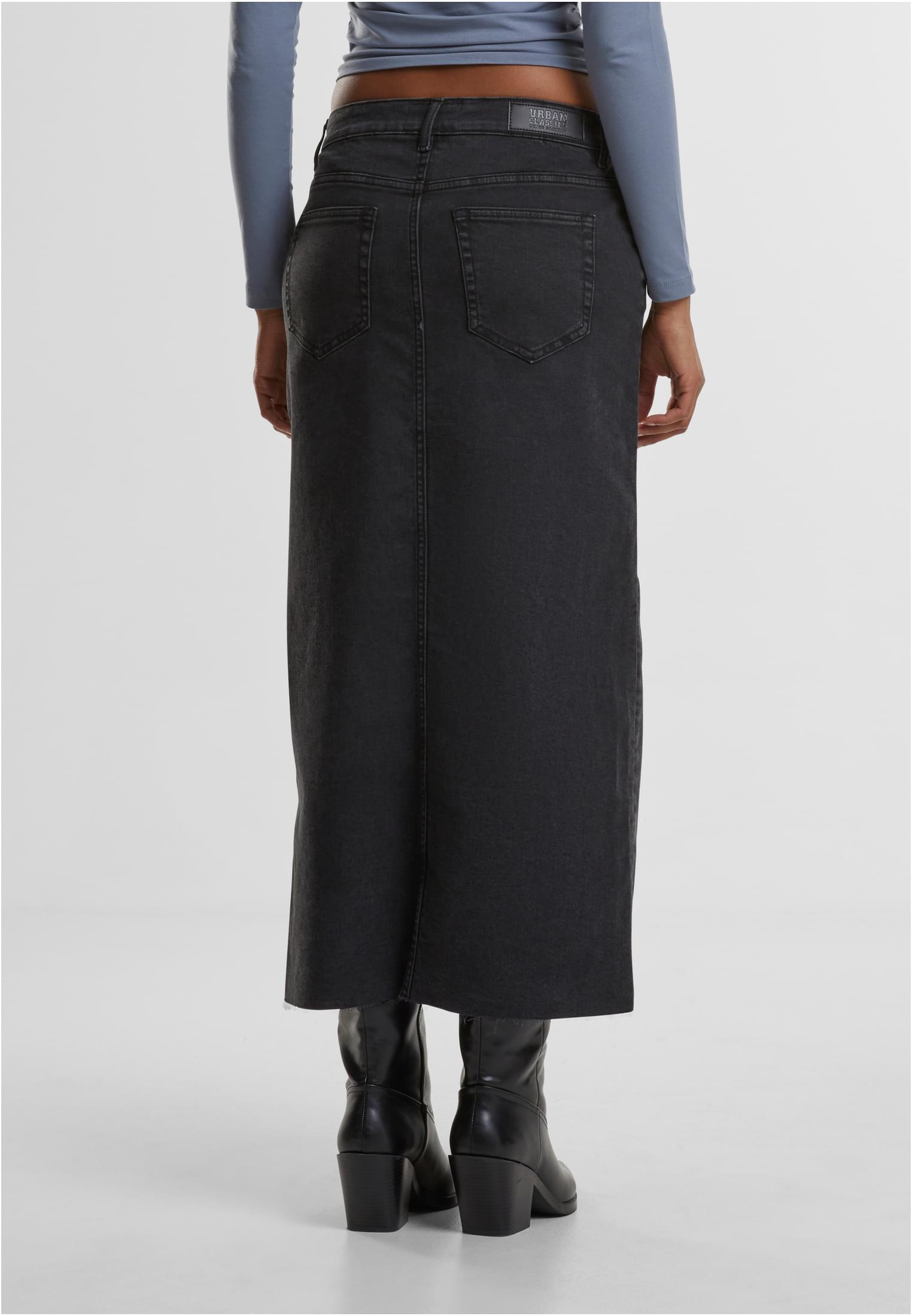 UC High Slit Denim Skirt
