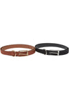 UC Slim Synthetic Velour Leather Belt 2-Pack