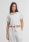 Bluzka UC Structured Striped Tied