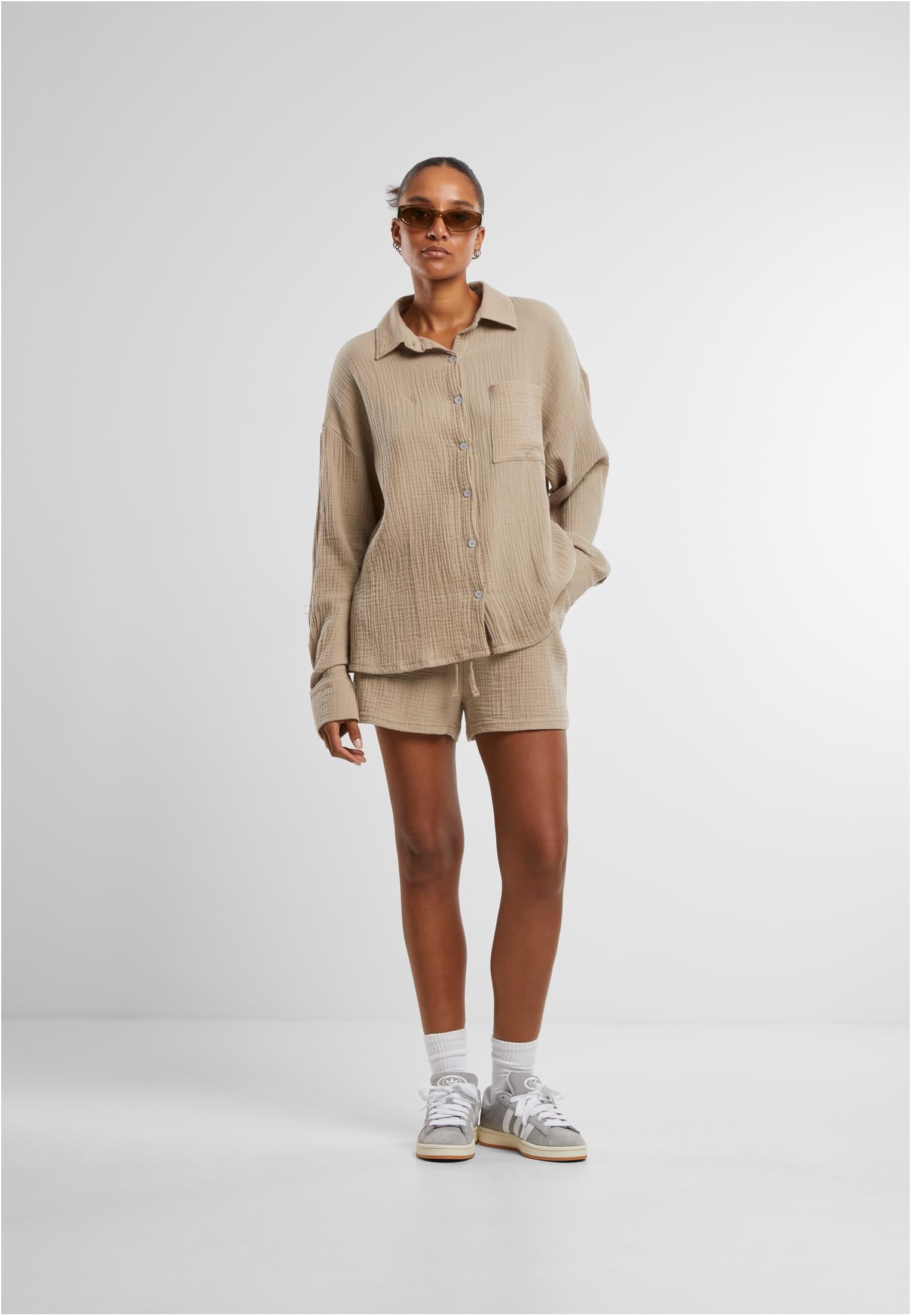 UC Oversized Musselin Blouse