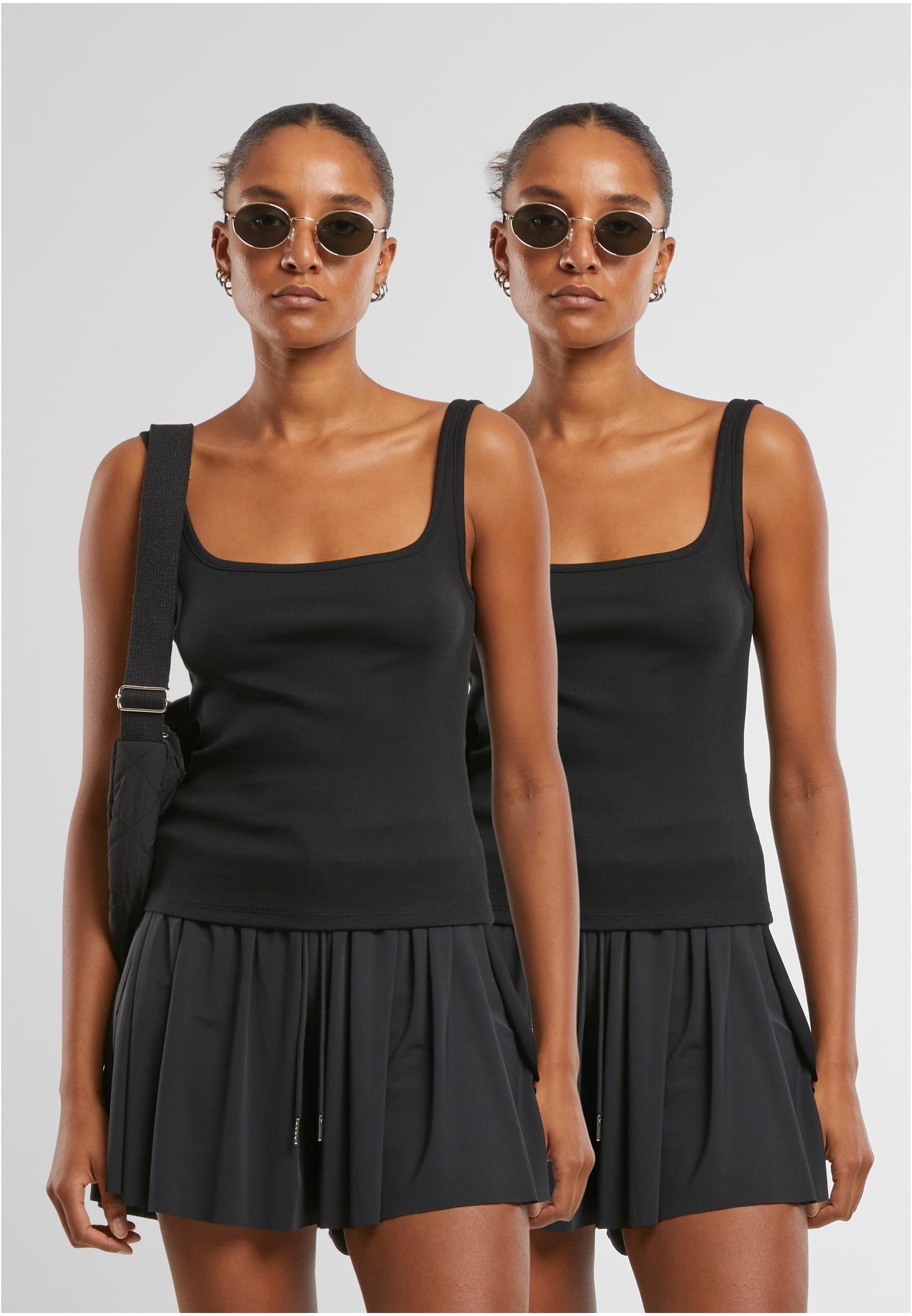 UC Wide Neck Rib Top 2-Pack