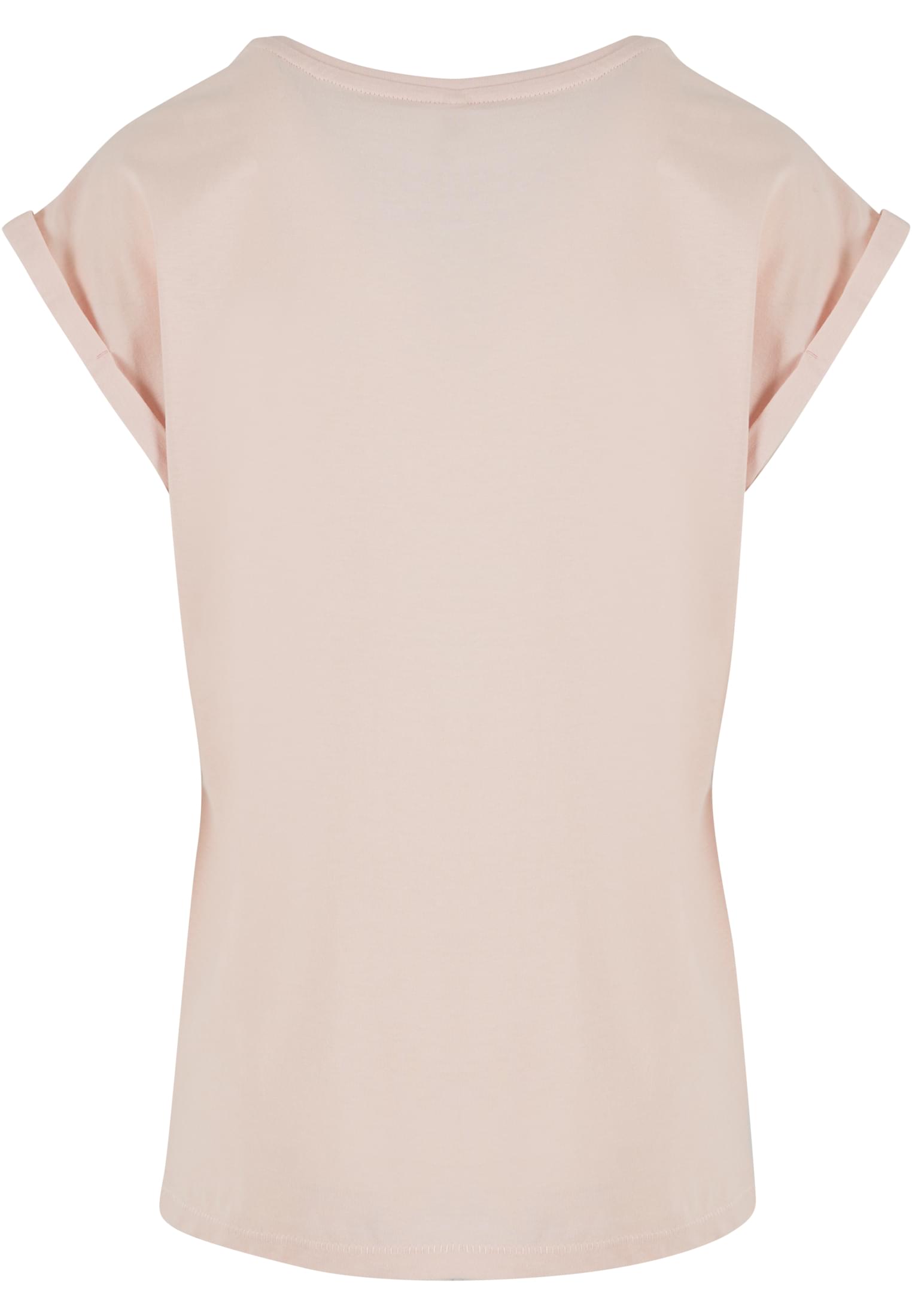 Baksidan av en Ladies Extended Shoulder Tee i färgen frostmint.