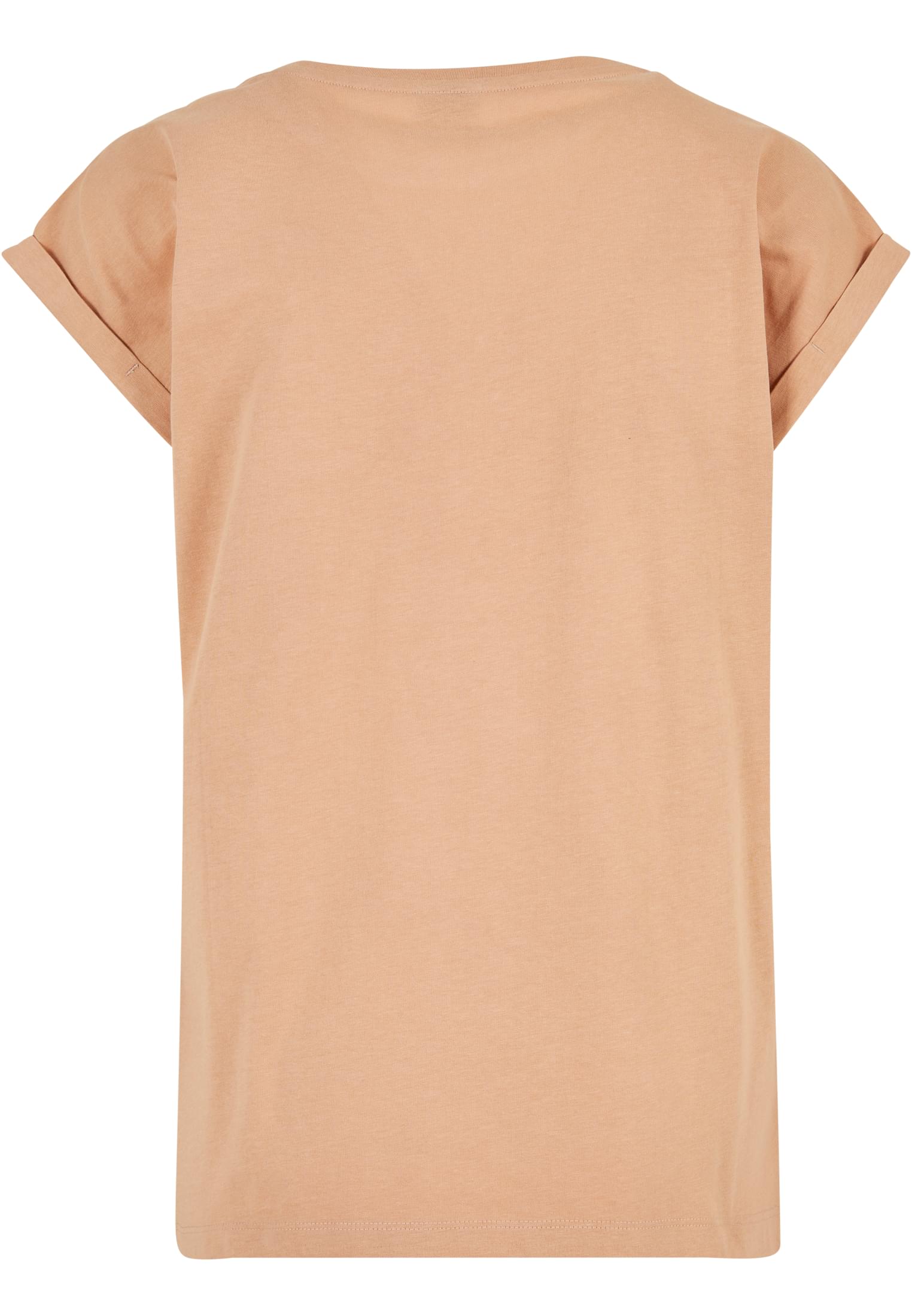 Baksidan av t-shirten Ladies Extended Shoulder Tee.