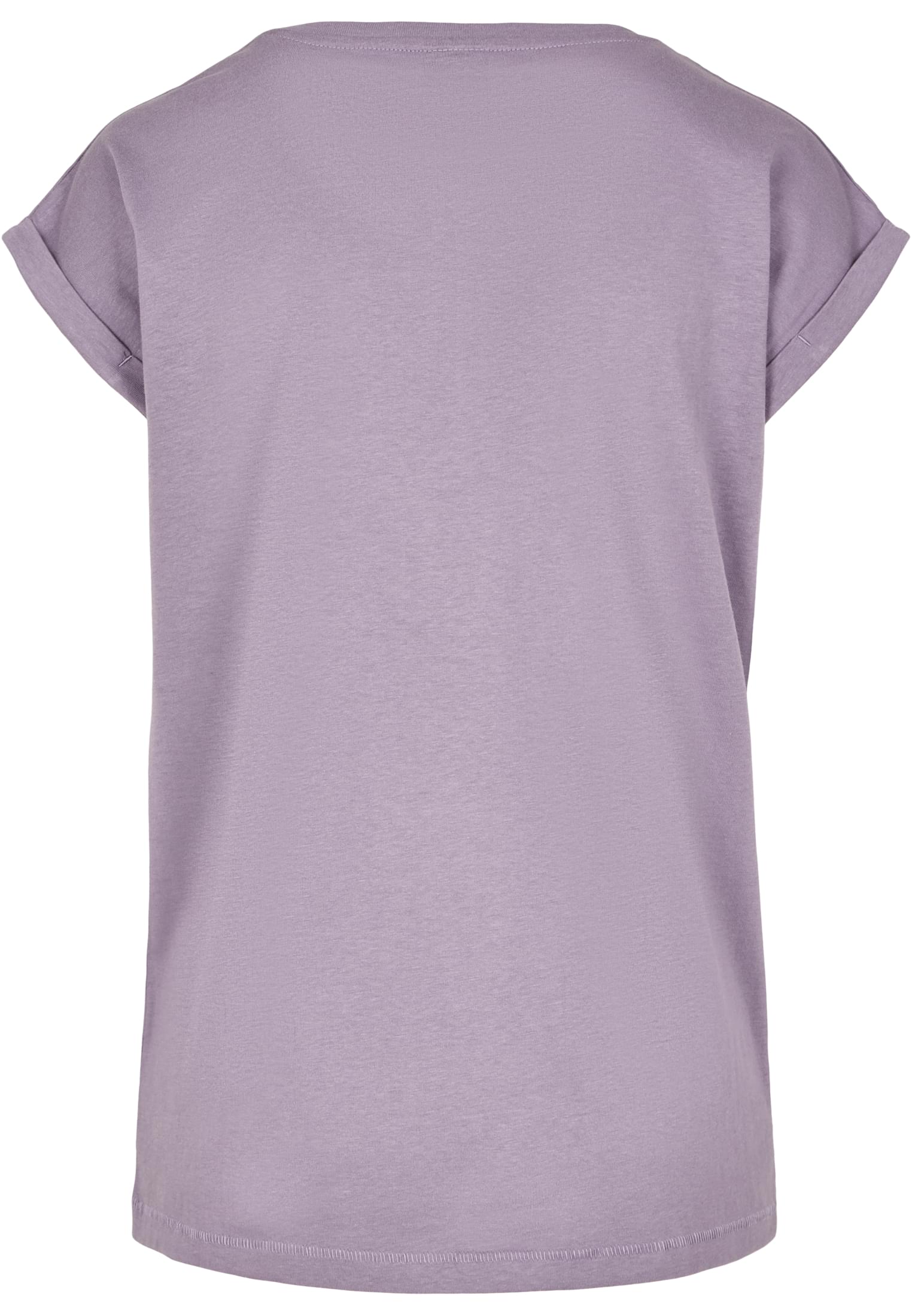 Baksidan av t-shirten Ladies Extended Shoulder Tee i färgen frostmint.