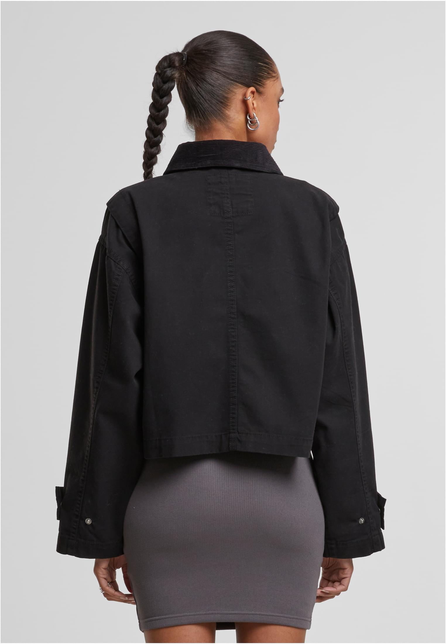 UC Ladies Workwear Cropped Cotton Jacket