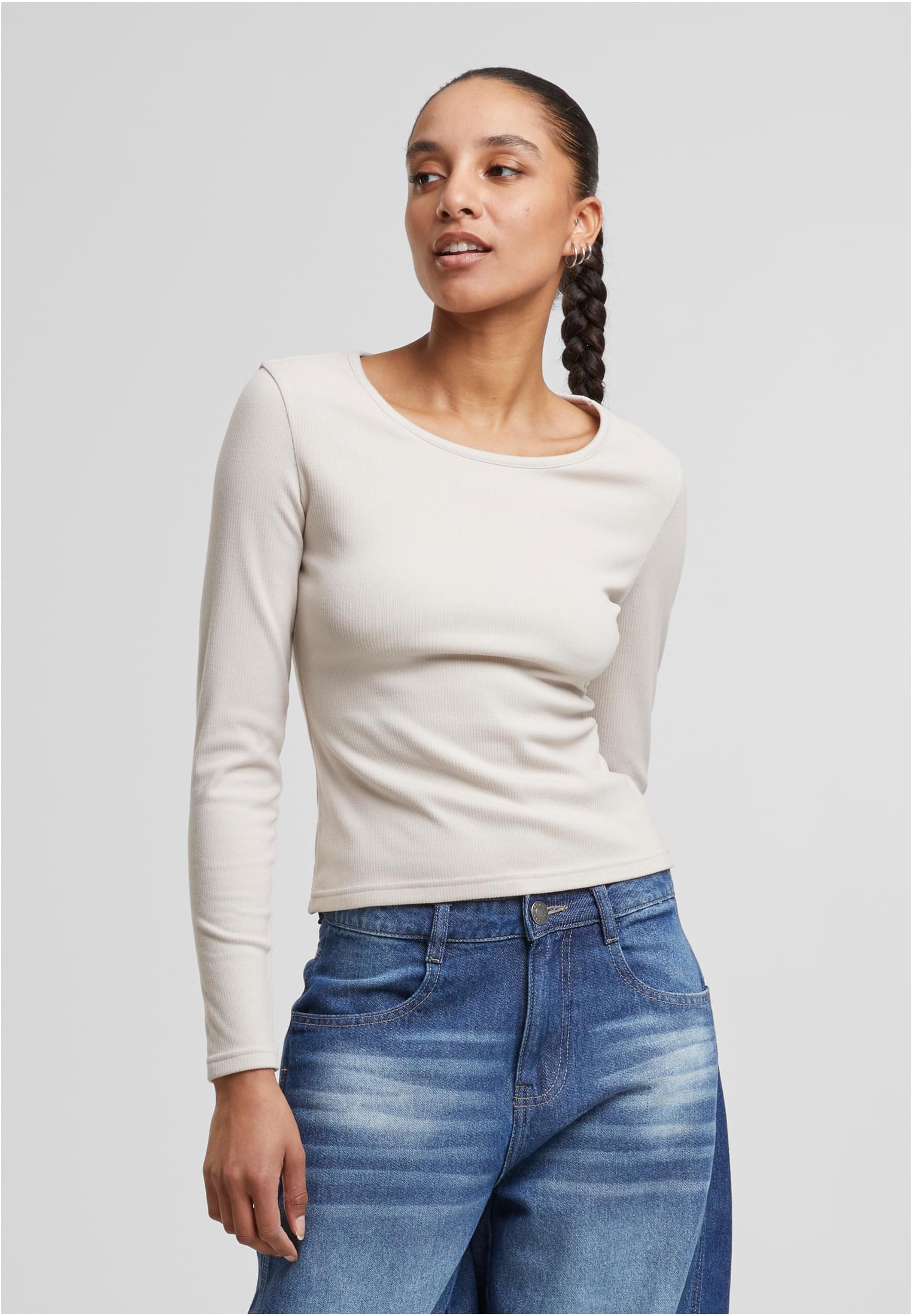 Damska bluzka Heat Slim Longsleve w ciepłym brązie XXL