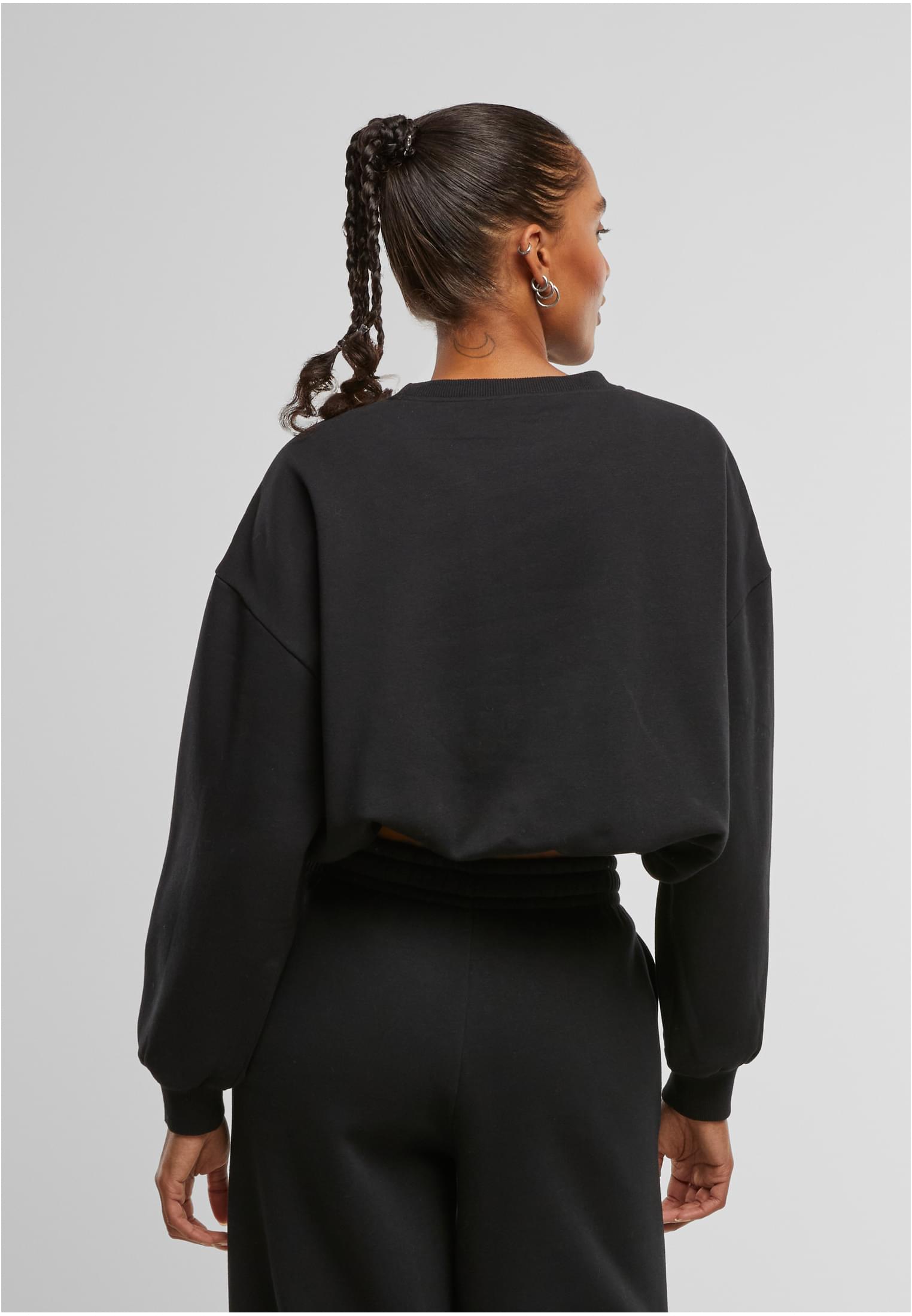 UC Cropped Gathered Sweatshirt