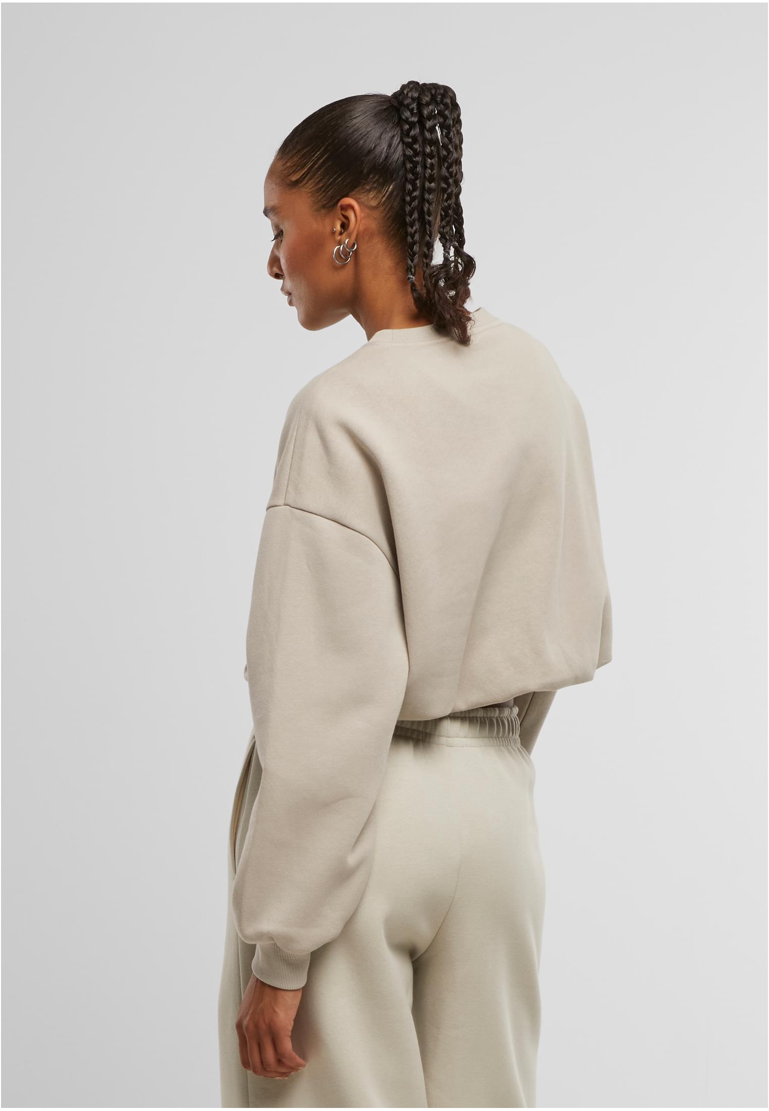 UC Cropped Gathered Sweatshirt
