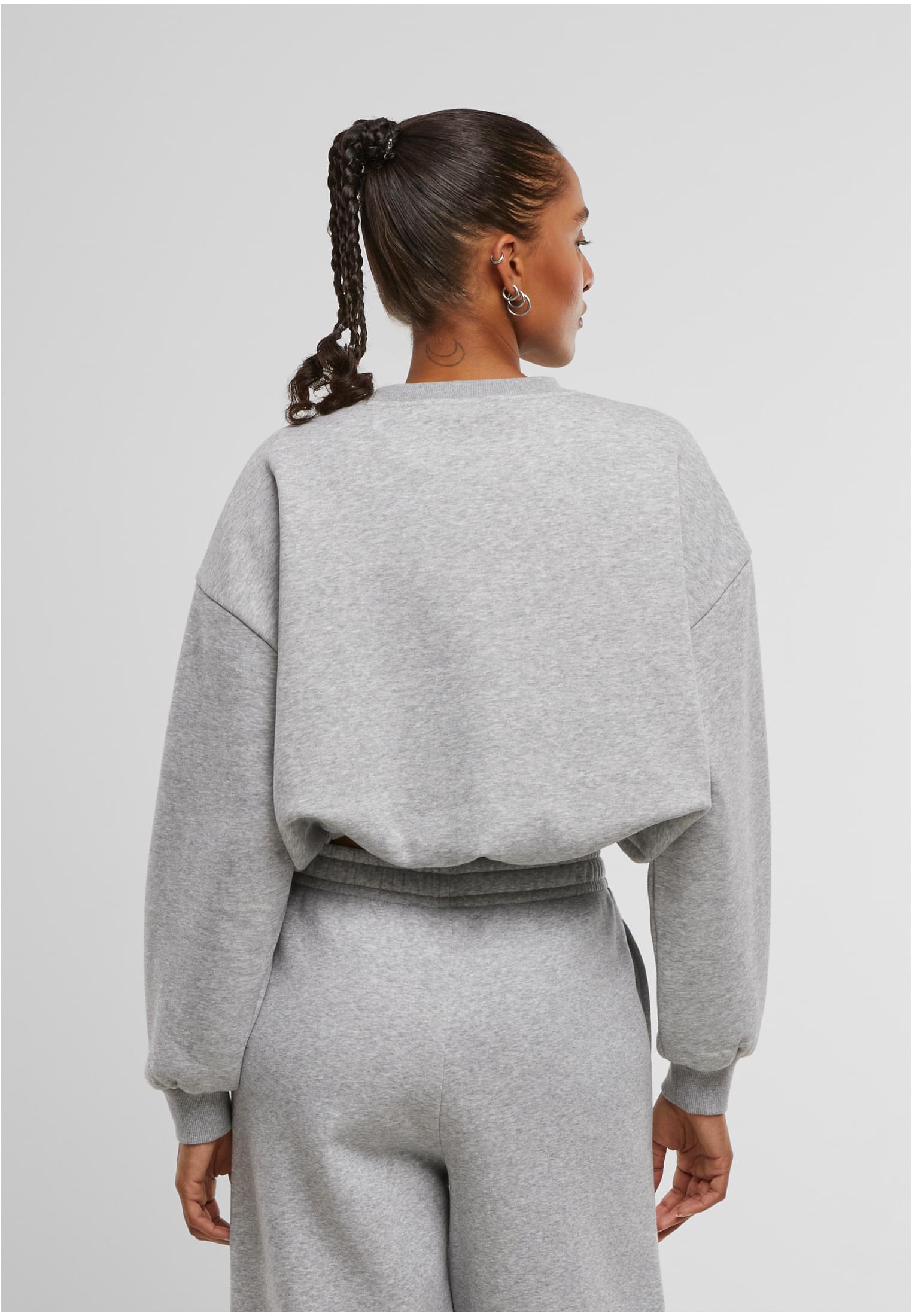 UC Cropped Gathered Sweatshirt