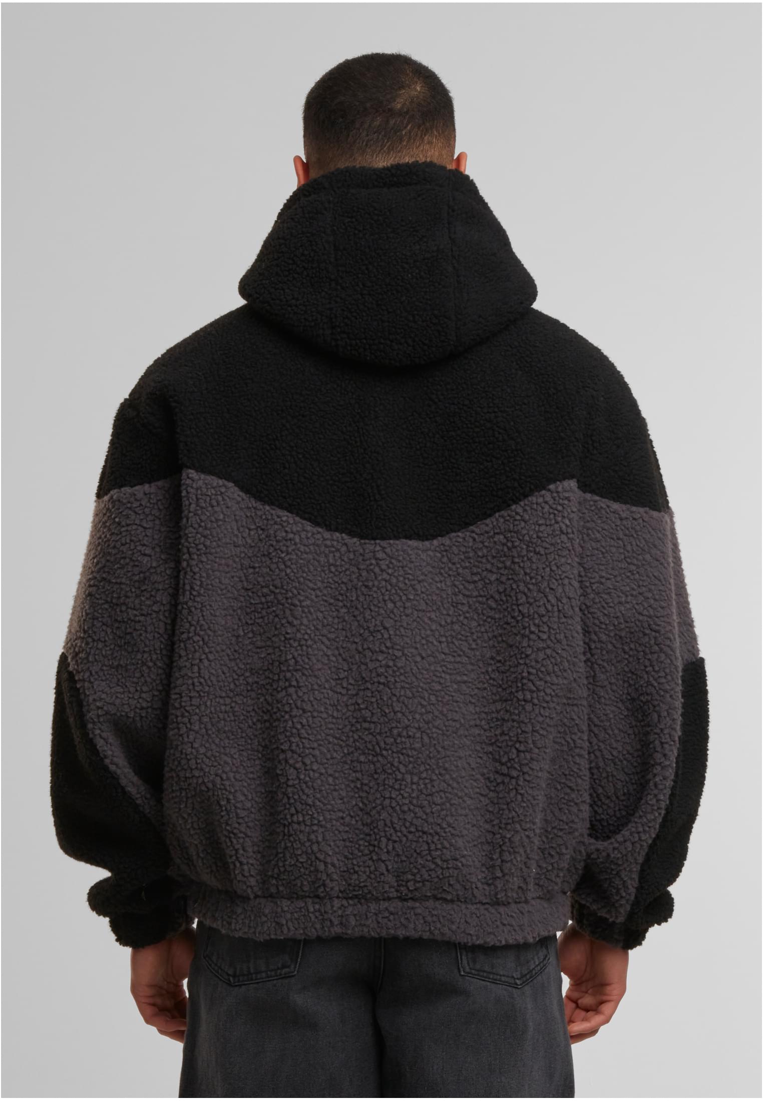 UC Weavy Colorblock Teddy Hoodie