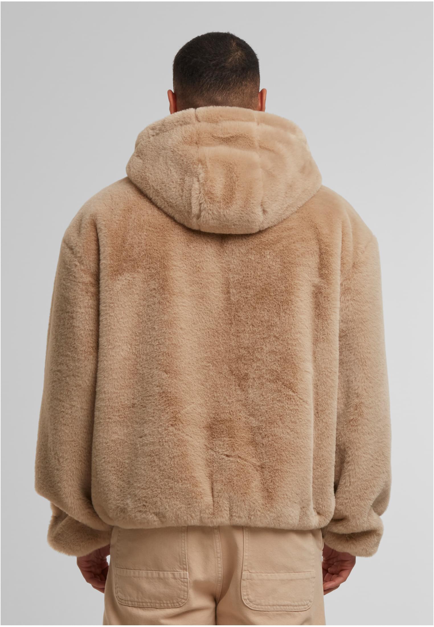 UC Full Zip Faux Fur Hoodie