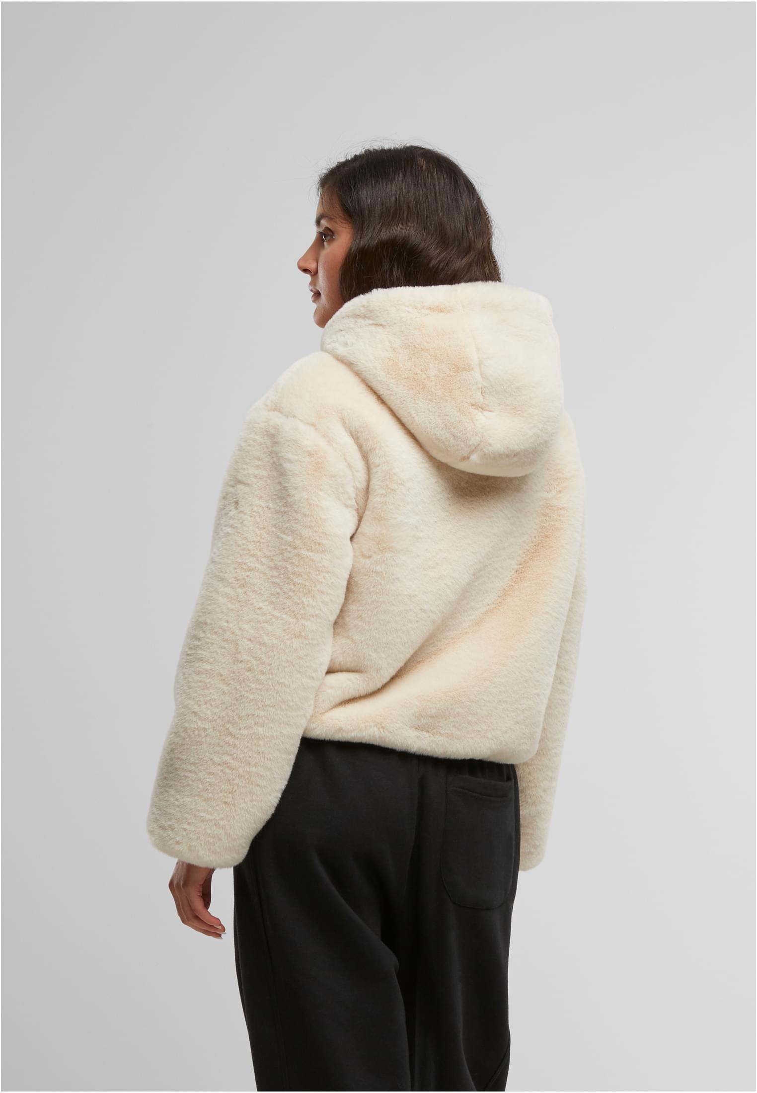 UC Full Zip Faux Fur Hoodie