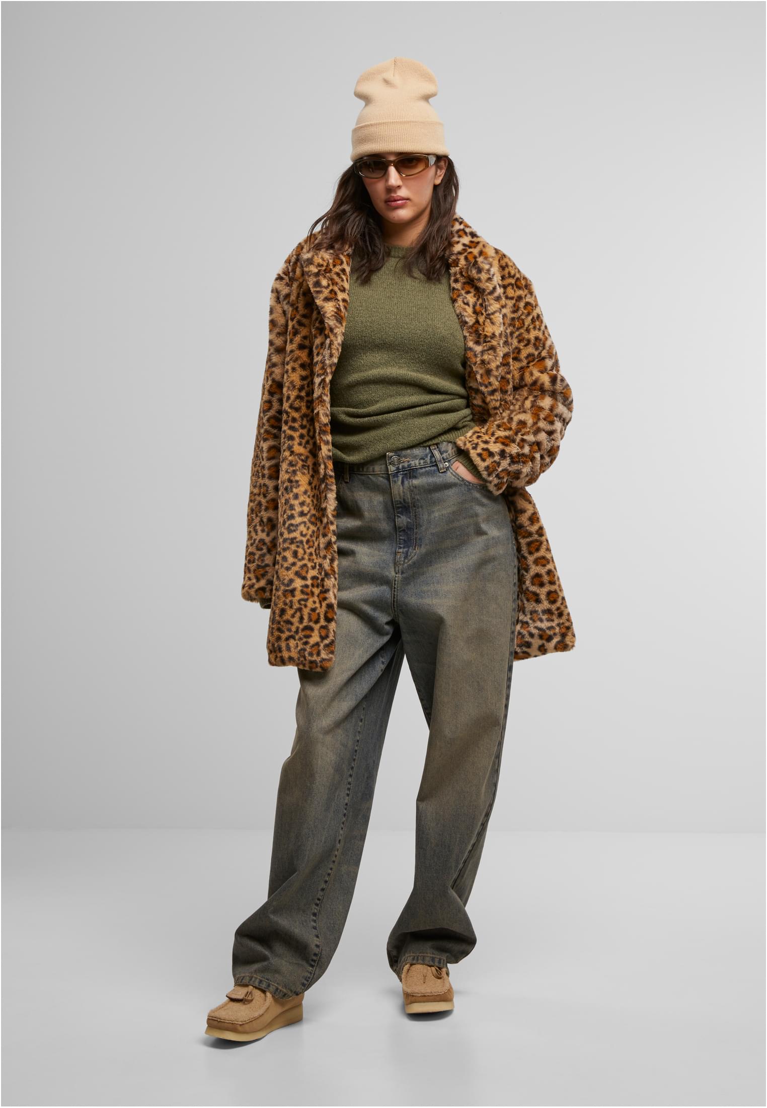 UC Oversized Faux Fur Coat