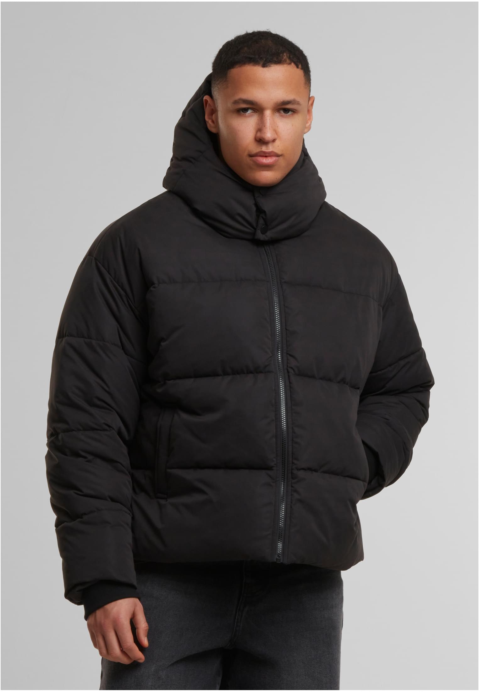 UC Puffer Jacket With Flap Hood