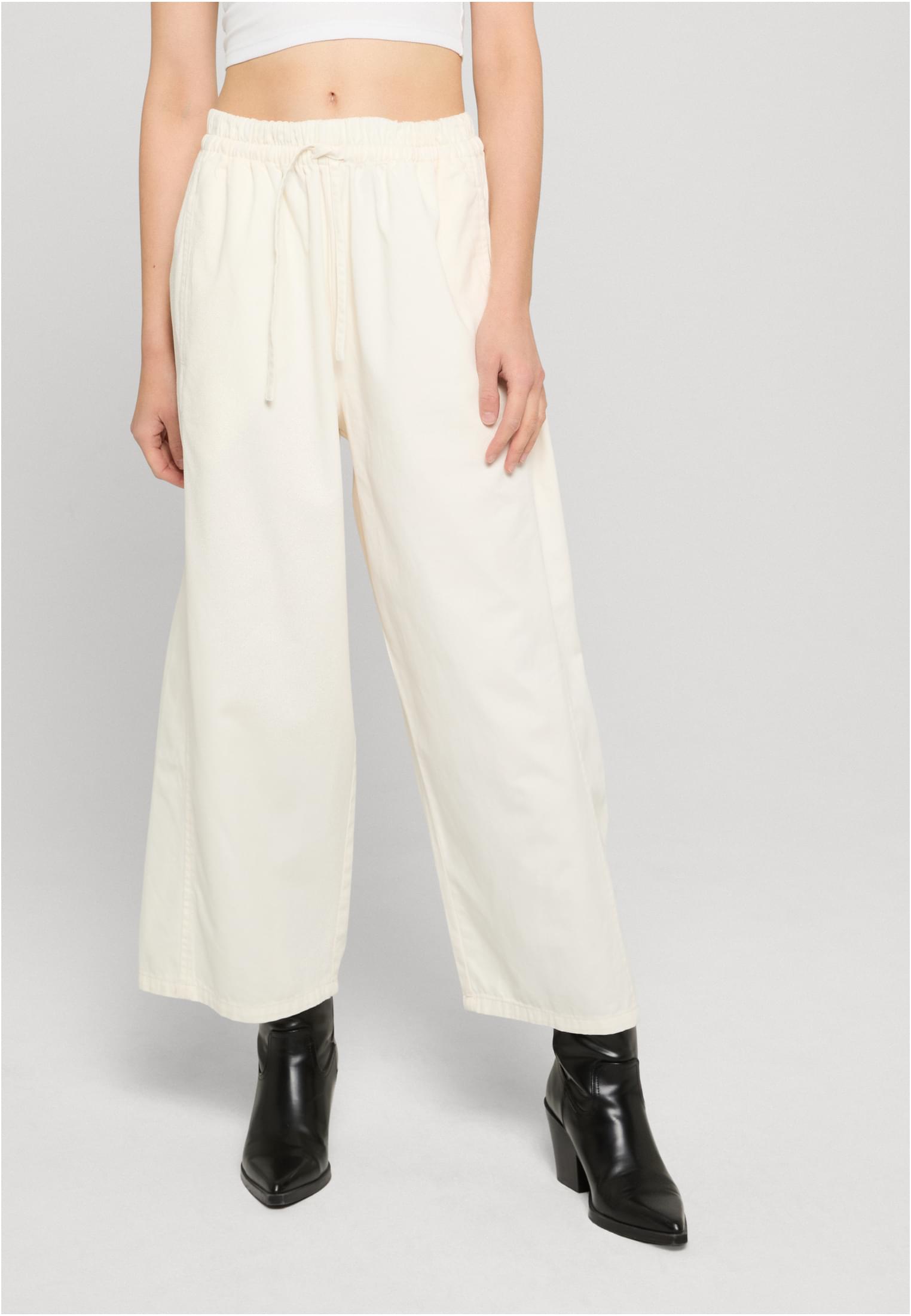 UC Barrel Cropped Cotton Pants