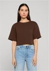 Ladies Light Terry Cropped Tee
