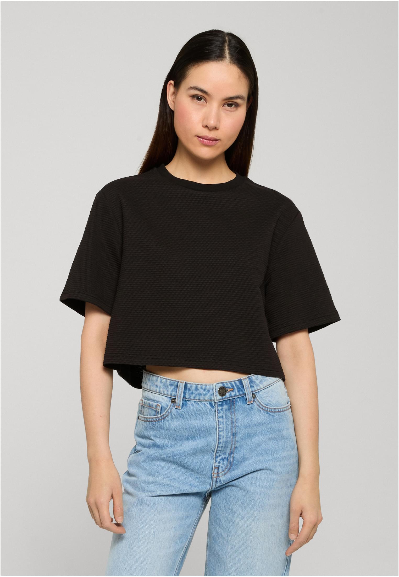 UC Structured Jersey Cropped Tee