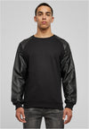 UC Raglan-Crew aus Lederimitat