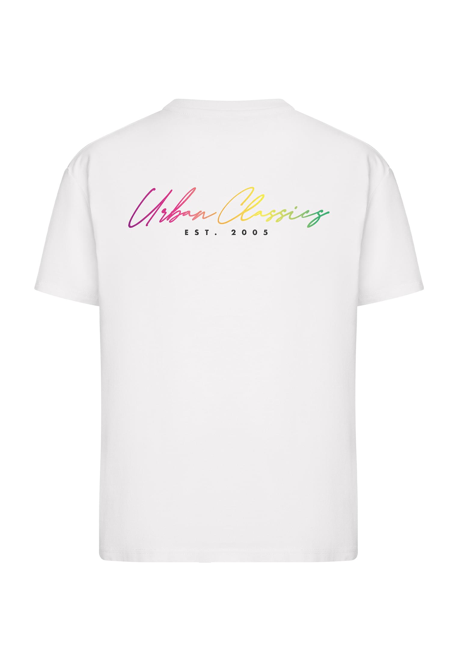 UC Urban Classics Rainbow Heart Logo Loose Tee