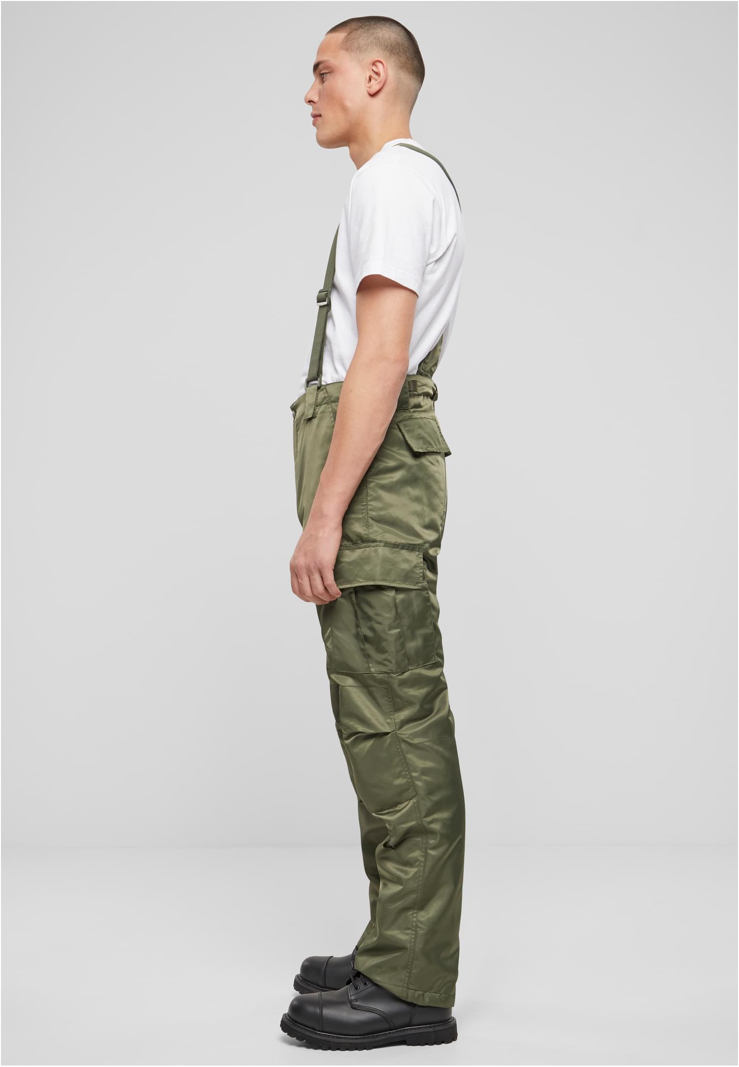 Thermal Dungarees olive XXL - workoutbrands.com