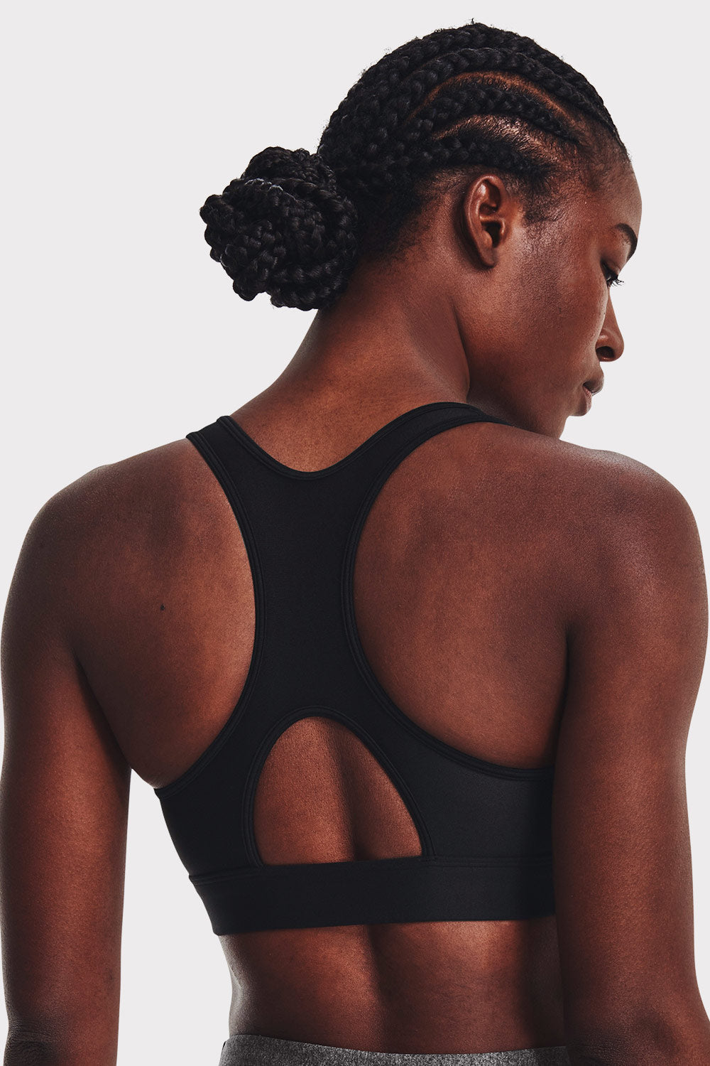 UA HG Armour Mid Padless - Black - workoutbrands.com