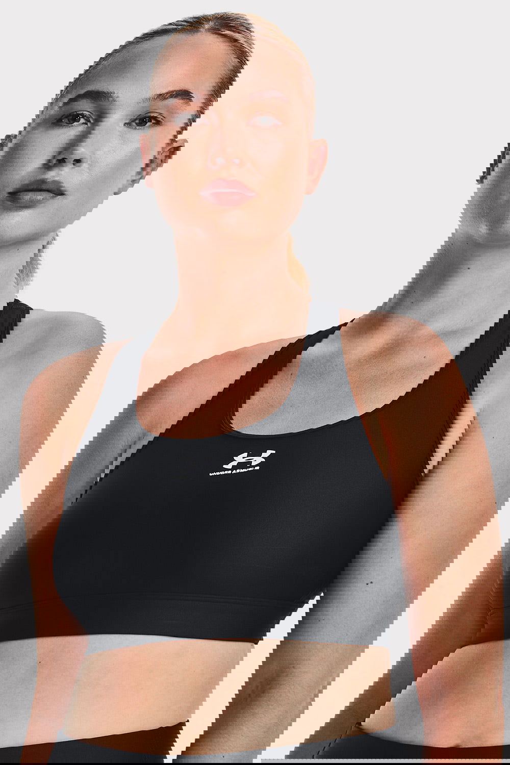 UA HG Armour Mid Padless - Black - workoutbrands.com