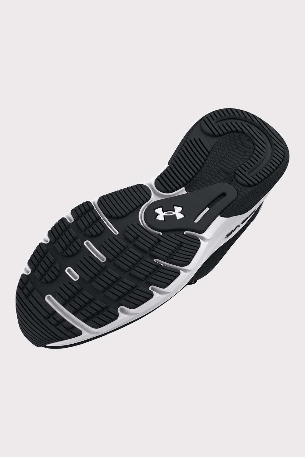 UA HOVR Turbulence - Black/White - workoutbrands.com