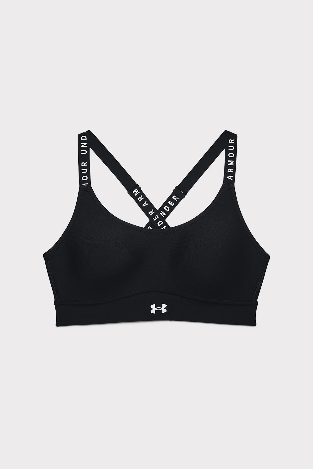 UA Infinity High Bra - Black - workoutbrands.com