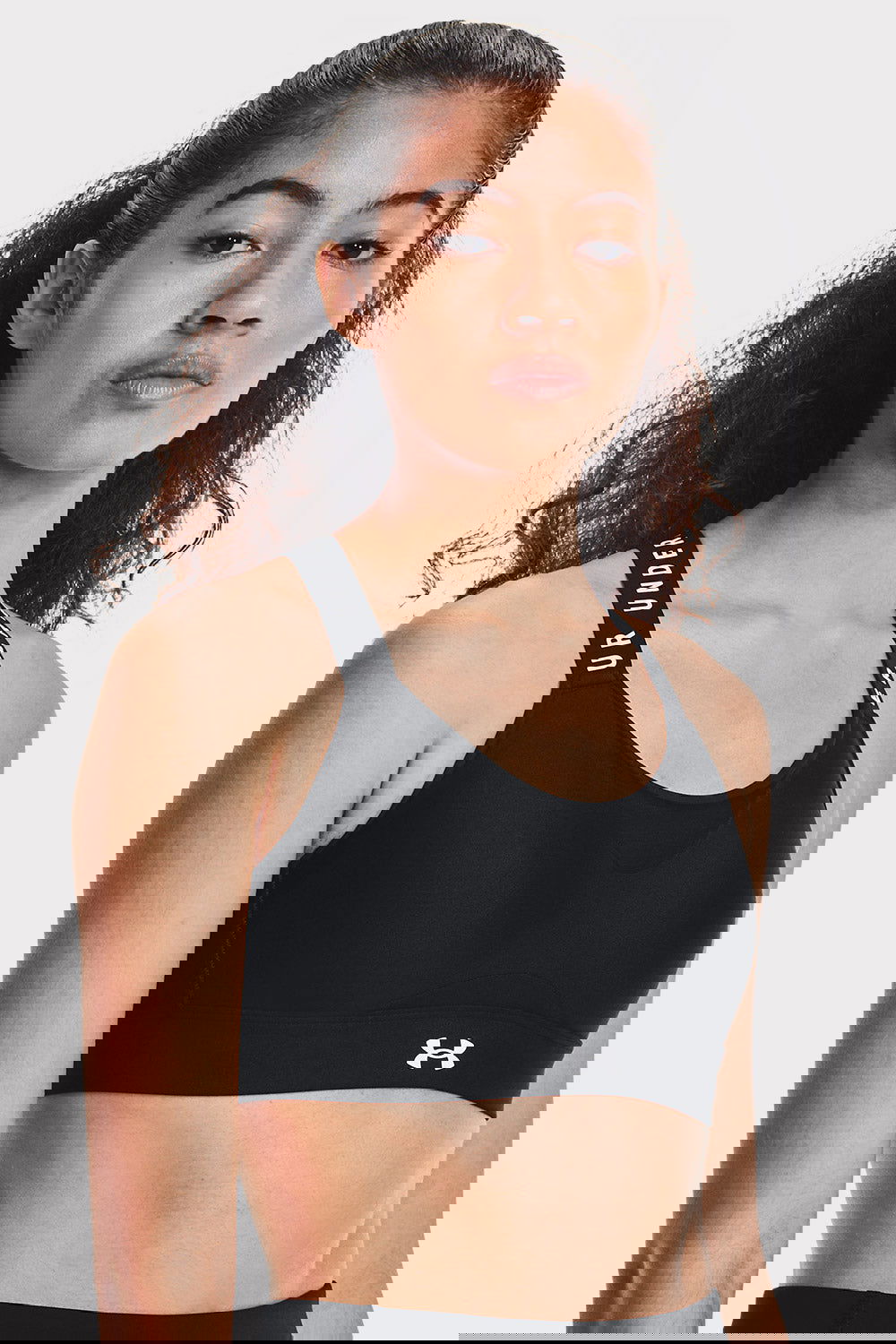 UA Infinity High Bra - Black - workoutbrands.com