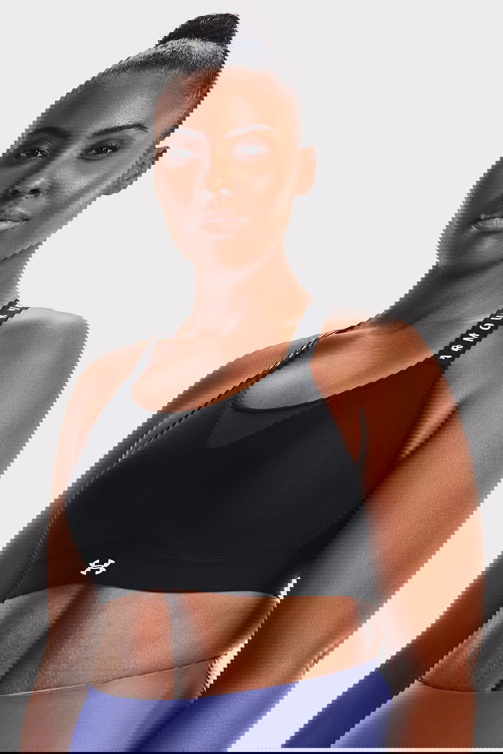 UA Infinity High Bra - Black - workoutbrands.com