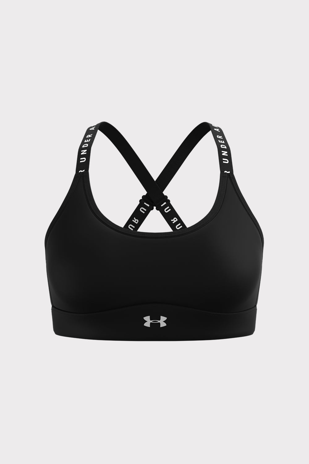 UA Infinity Mid Covered - Black - workoutbrands.com