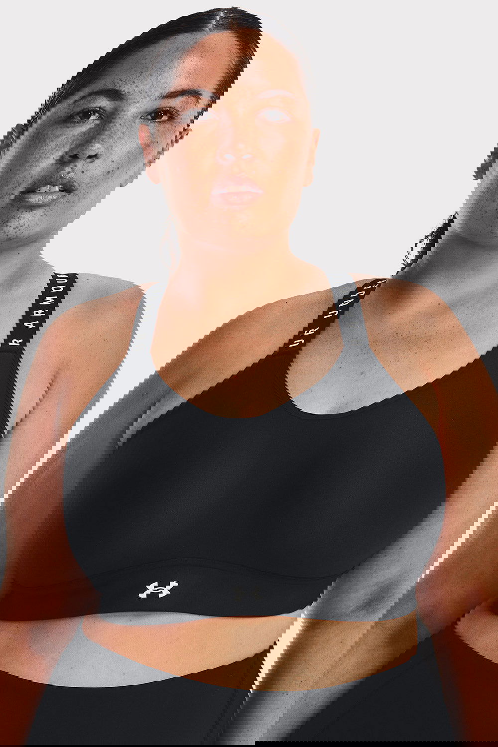 UA Infinity Mid Covered - Black - workoutbrands.com