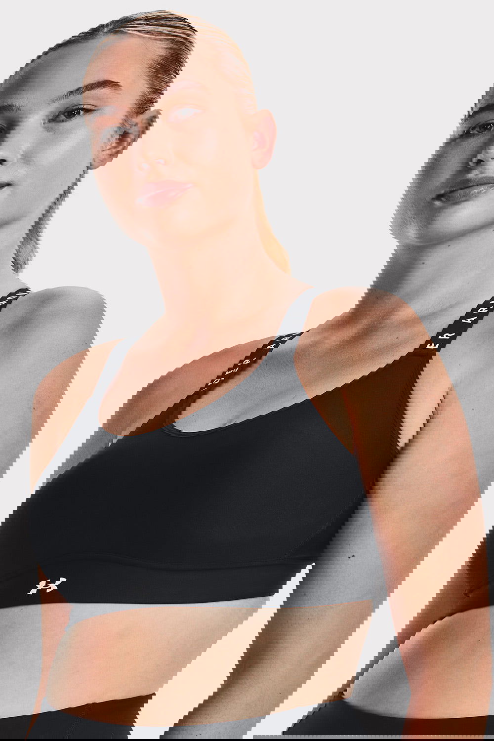 UA Infinity Mid Covered - Black - workoutbrands.com