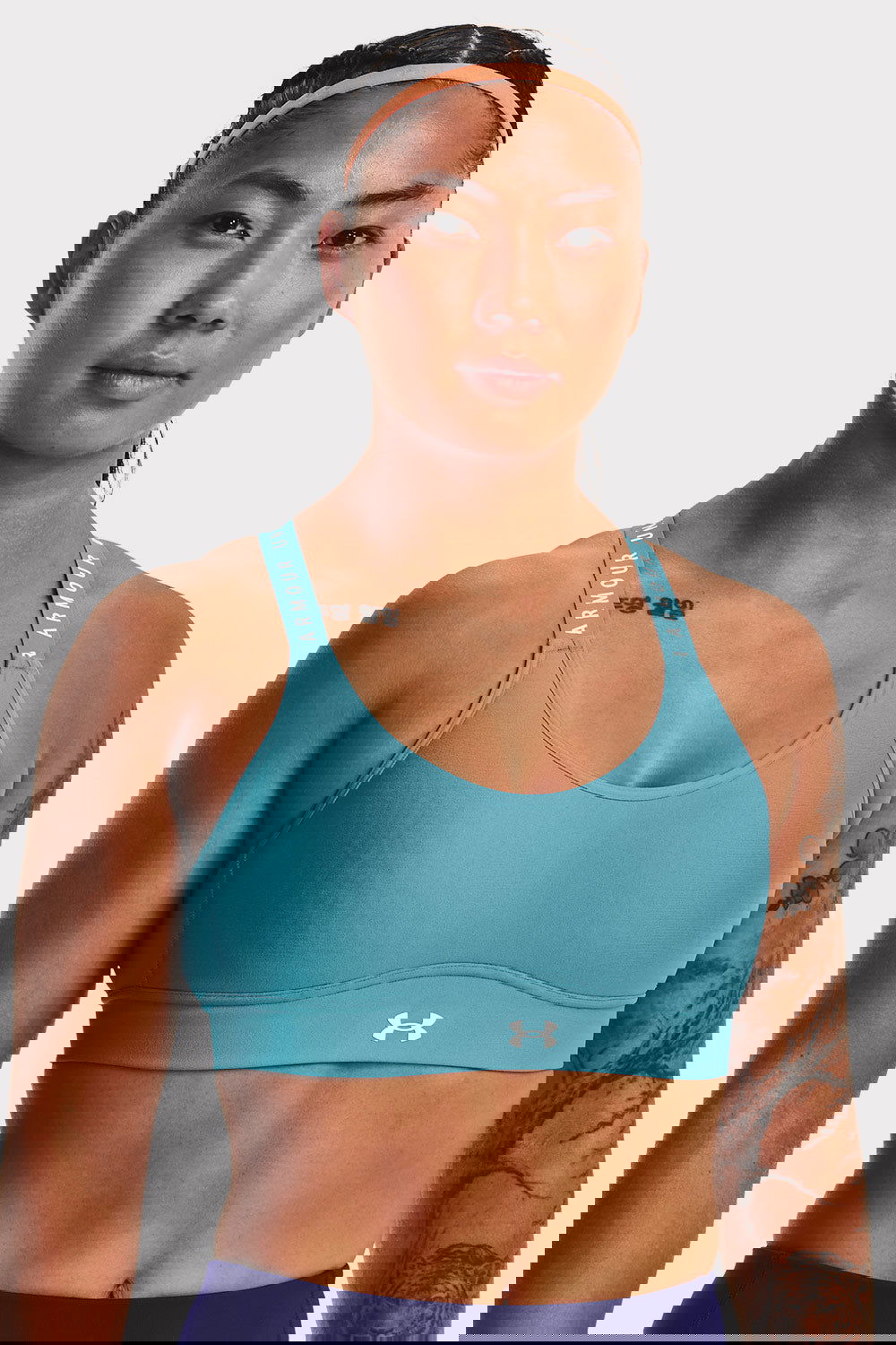 UA Infinity Mid Covered - Glacier Blue - workoutbrands.com