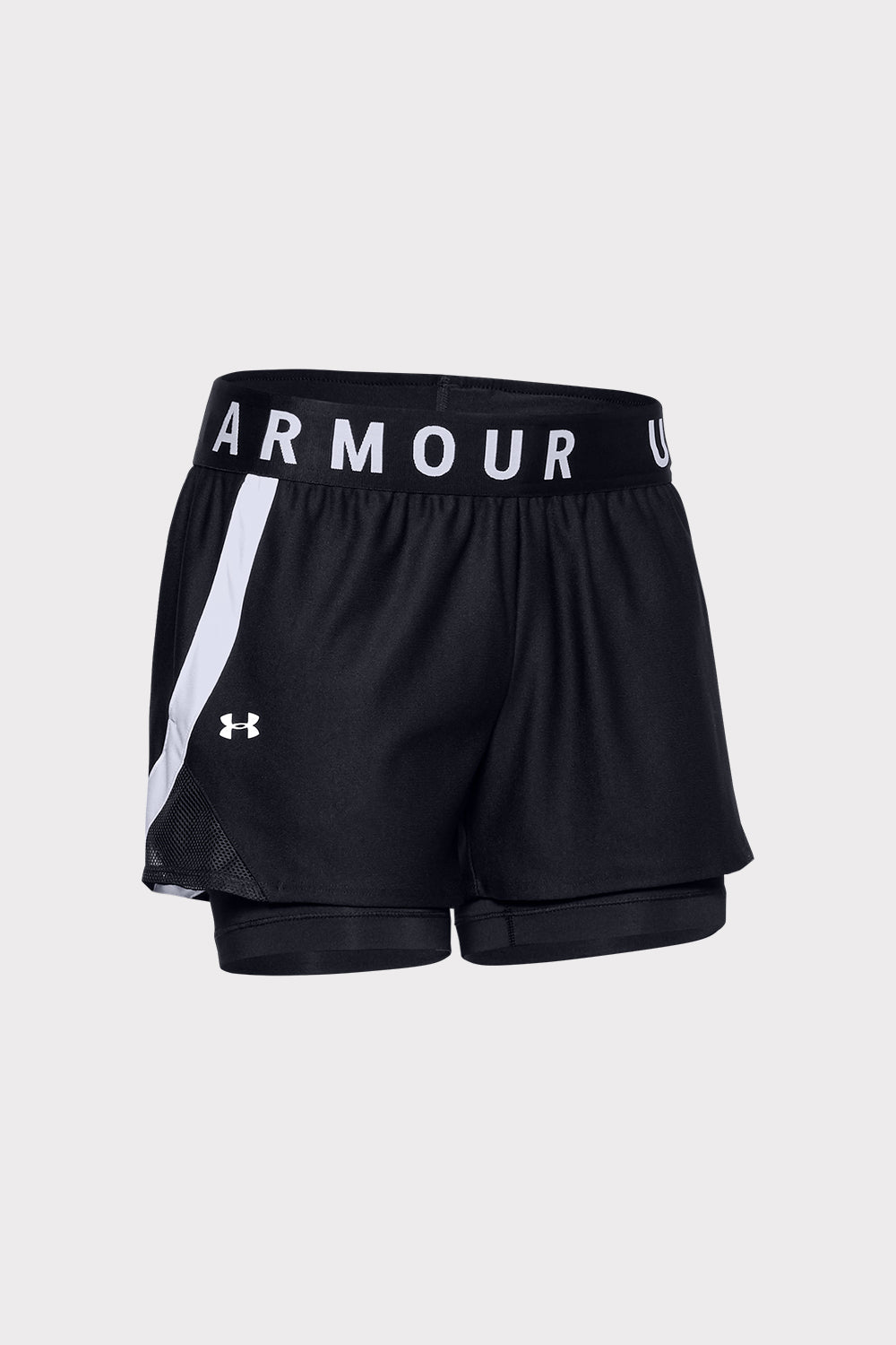 UA Play Up 2-in-1 Shorts - Black - workoutbrands.com