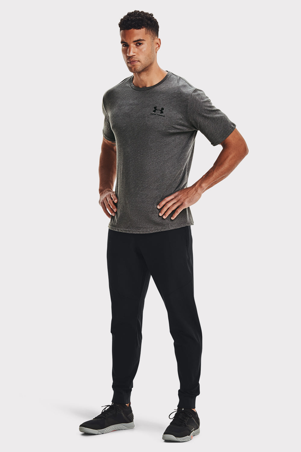 UA Sportstyle LC SS - Charocal Medium Heat - workoutbrands.com
