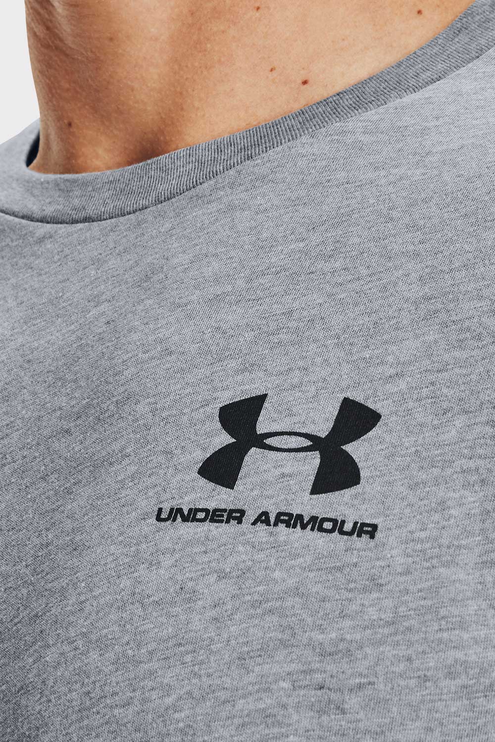 UA Sportstyle LC SS - Steel - workoutbrands.com