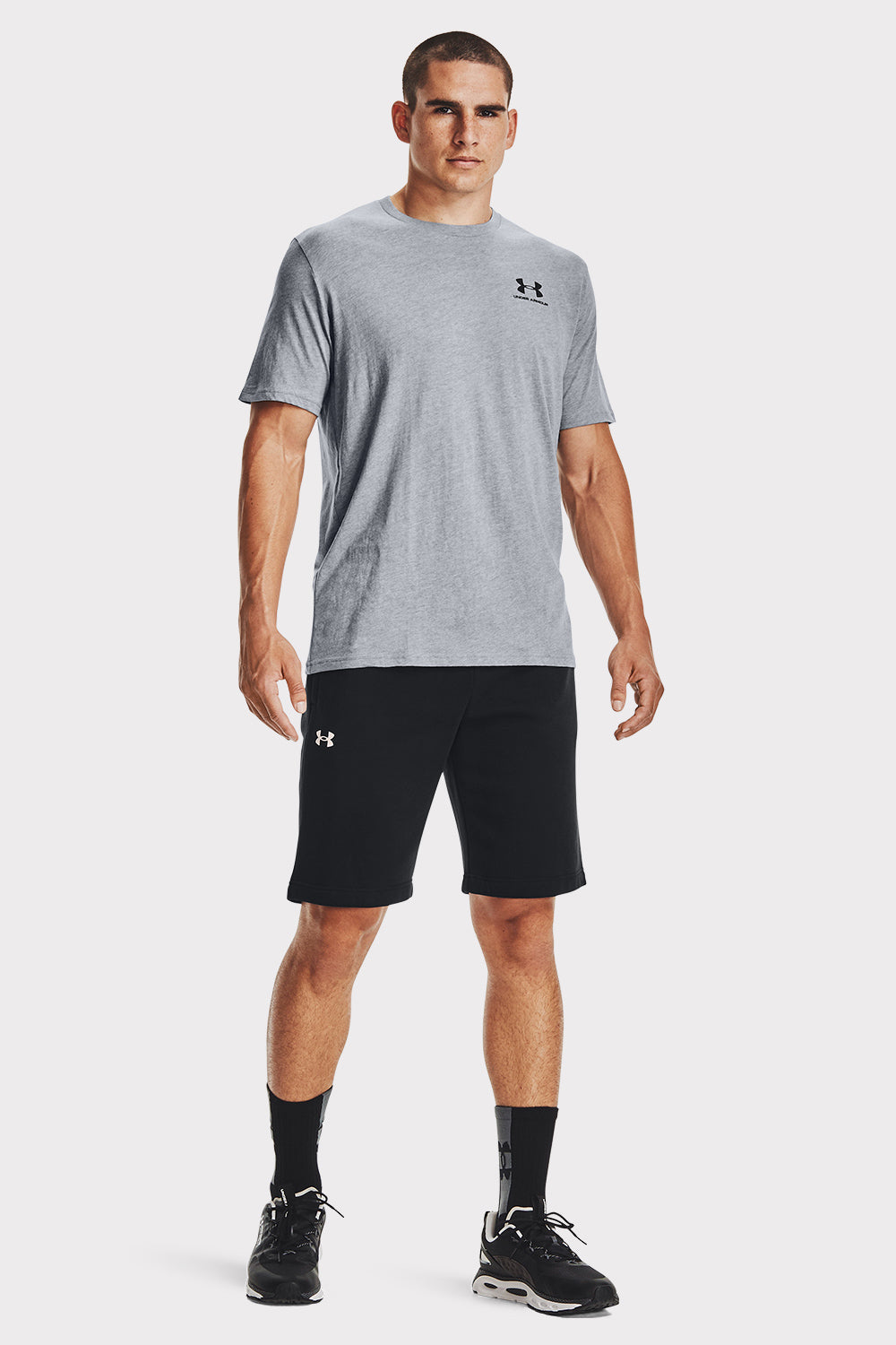 UA Sportstyle LC SS - Steel - workoutbrands.com