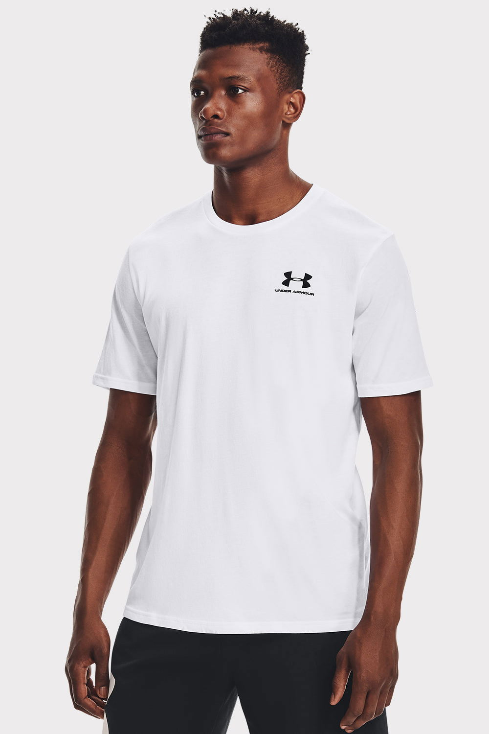 UA Sportstyle LC SS - White - workoutbrands.com