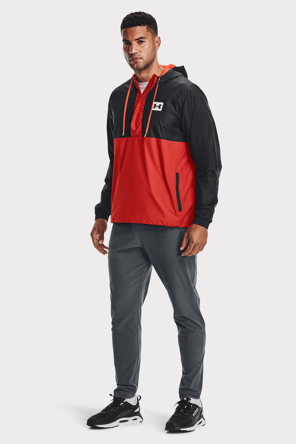 UA Stretch Woven Pant - Pitch Gray - workoutbrands.com