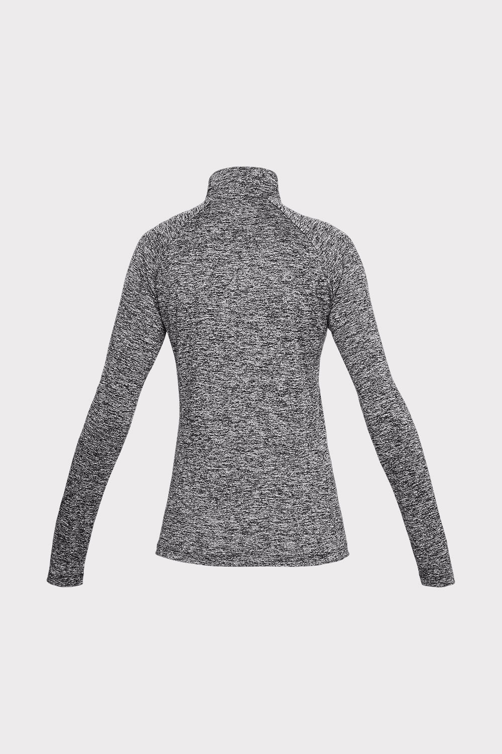 UA Tech 1/2 Zip Twist - Metallic Silver - workoutbrands.com