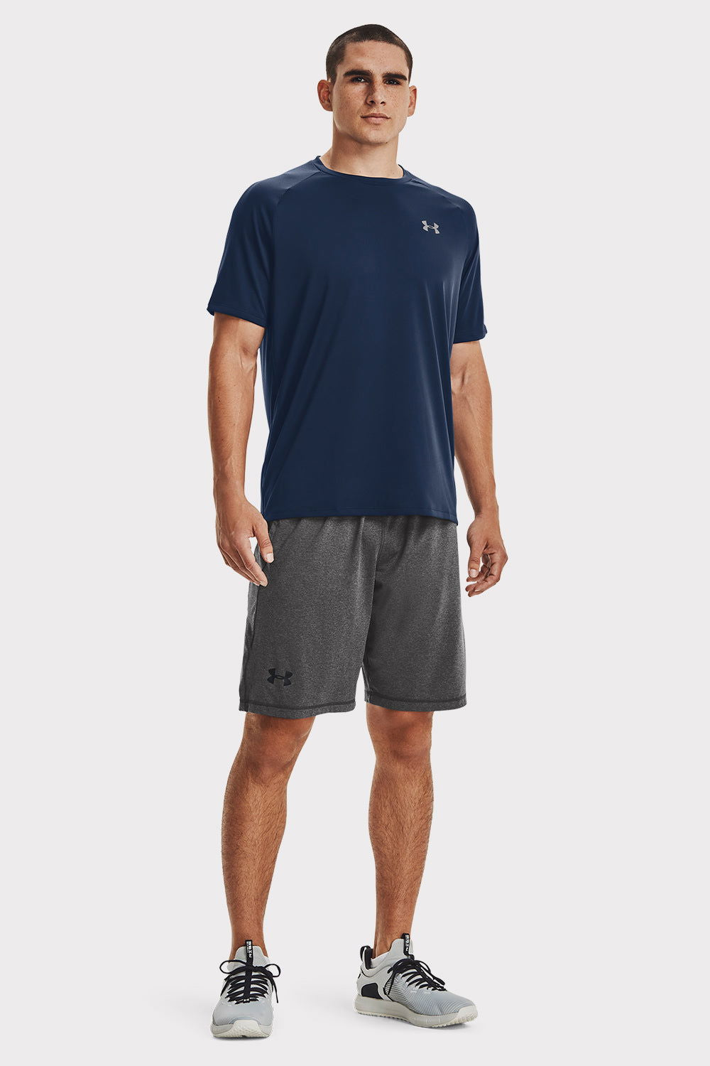 UA Tech 2.0 SS Tee - Midnight Navy - workoutbrands.com