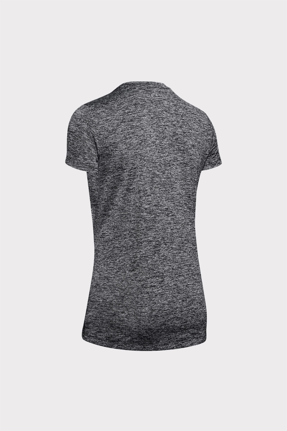 UA Tech SSV Twist  V-Neck - Grey/Black - workoutbrands.com