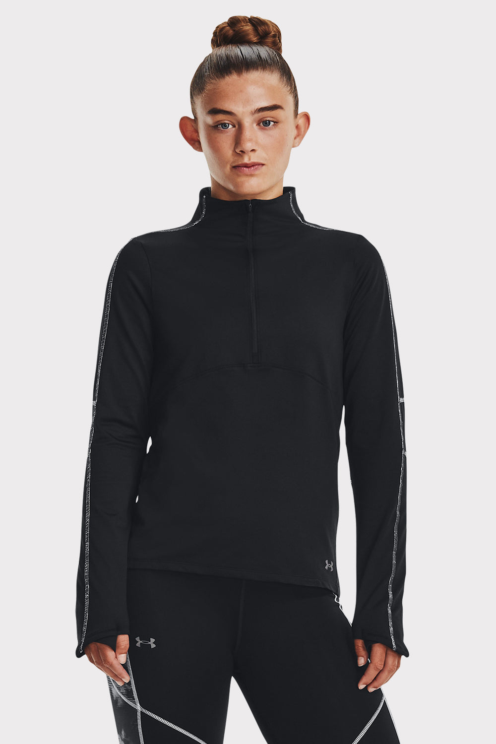 UA Train CW 1/2 Zip - Black - workoutbrands.com