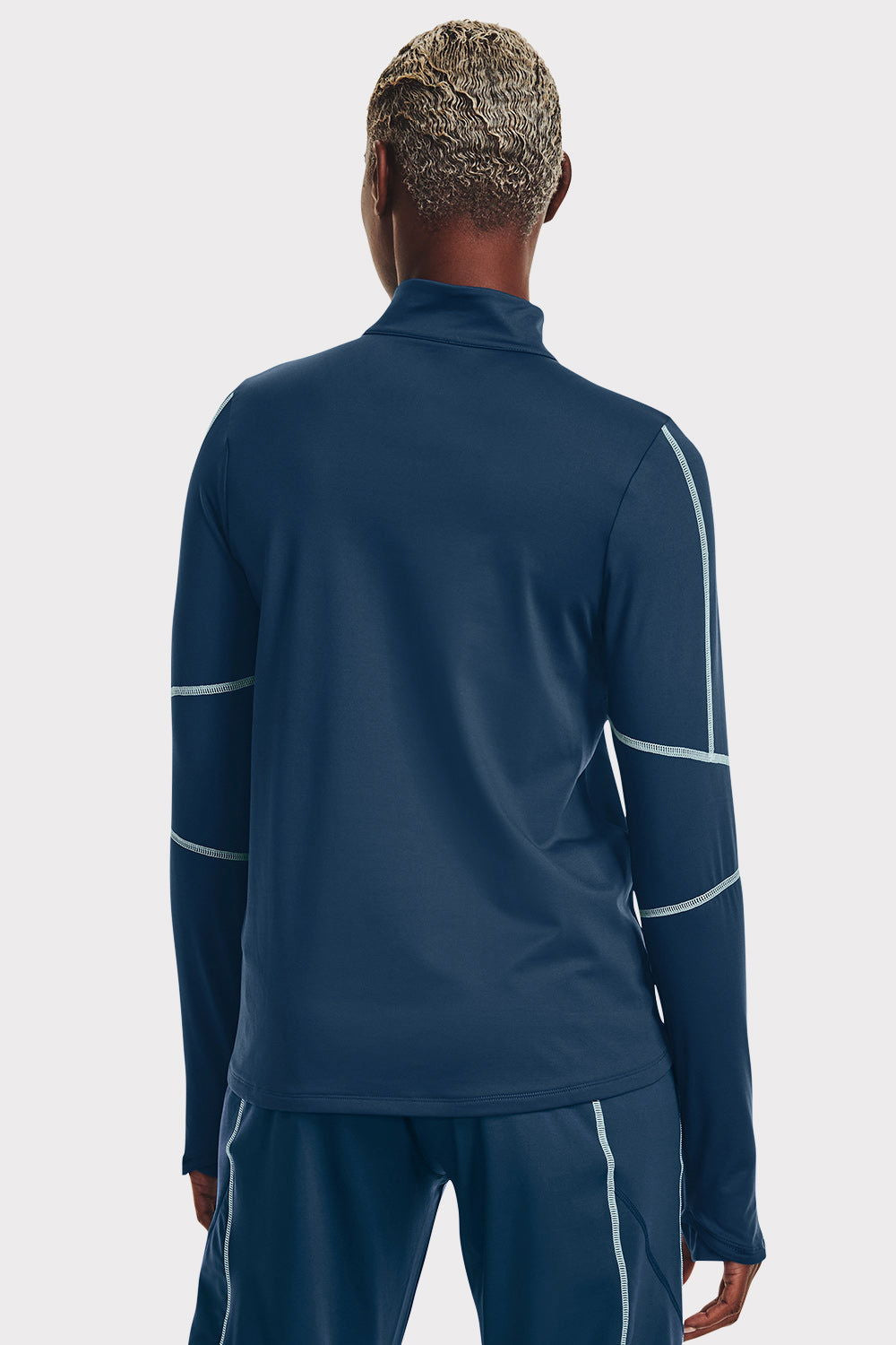 UA Train CW 1/2 Zip - Petrol Blue - workoutbrands.com