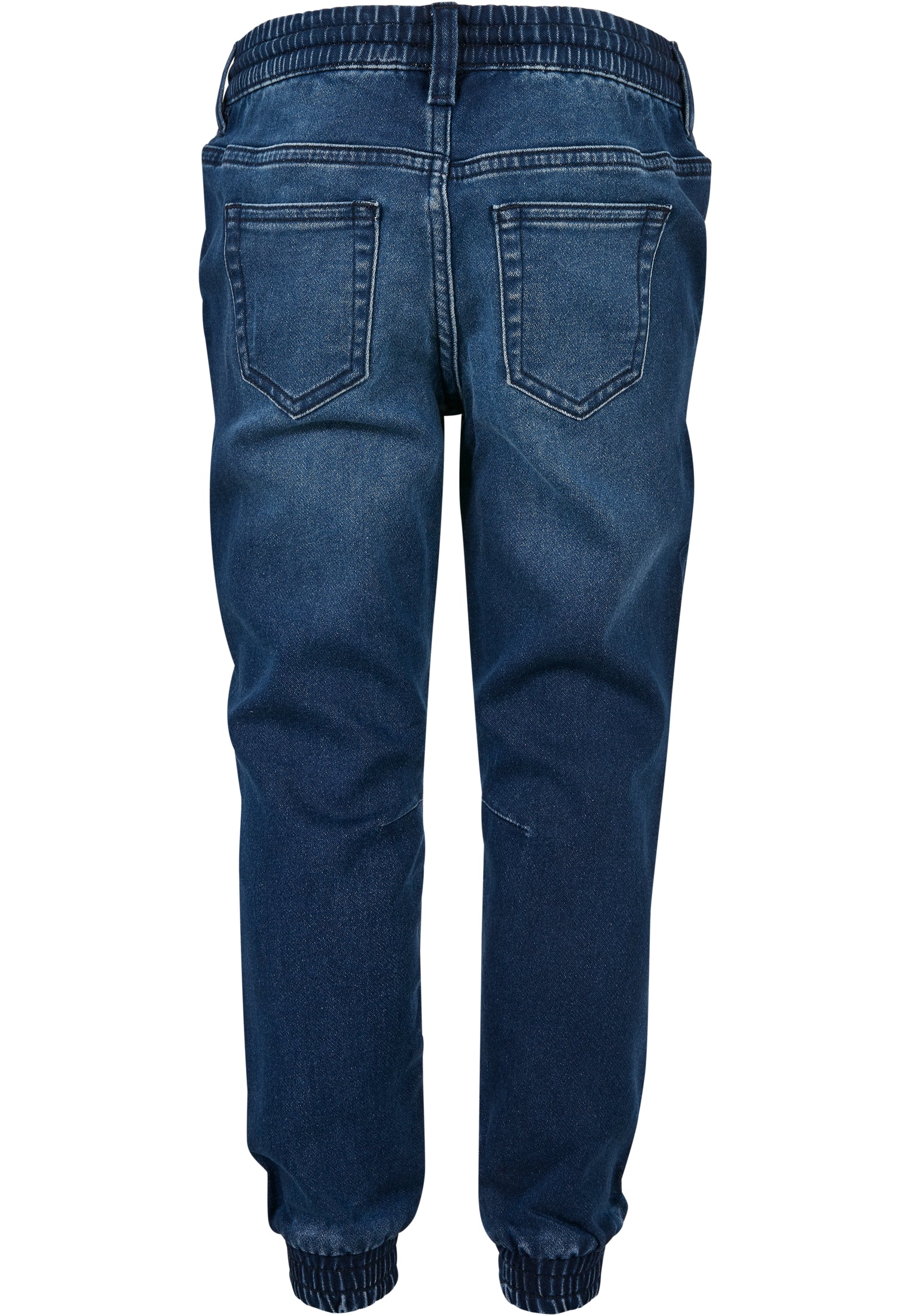 Pantaloni da jogging in denim lavorato a maglia per ragazzi, blu lavato, taglia 158/164