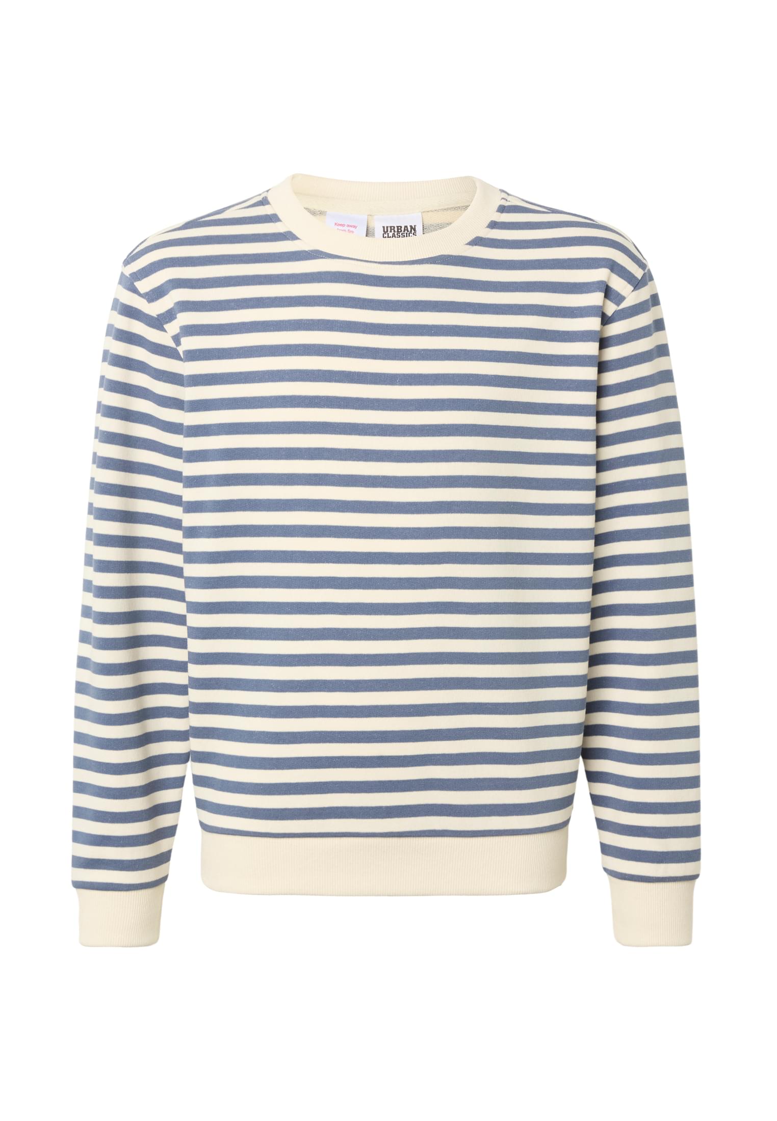 UC Girls Oversized Striped Crewneck