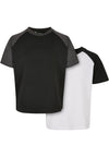 UC Boys Raglan Contrast Tee 2-Pack